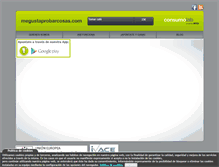 Tablet Screenshot of megustaprobarcosas.com